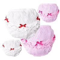 Baby Girls Cotton Underwear Breathable Panties,pack of 2