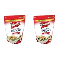 French's Original Crispy Fried Onions, 24 oz - One 24 Ounce Bag of Crunchy Fried Onions to Sprinkle on Salads, Potatoes, Chicken, Burgers and Green Bean Casseroles (Pack of 2)