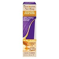 Creme Of Nature Pure Honey Hydrating Color Boost, Royal Purple, 3 Fl Oz