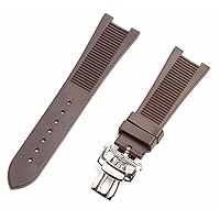 25mm Rubber Silicone Watch Strap Folding Buckle Watchbands For PATEK PHILIPPE Strap Nautilus Series Watchband