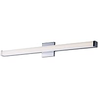 Maxim 52006PC Spec Collection 36 Inch Dimmable LED Bathroom Vanity Light I 3000K I Polished Chrome I Modern Contemporary Light Fixture I Perfect for Bathroom Vanities
