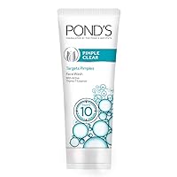 Ponds Pimple Clear White Multi Action Facewash, 50g