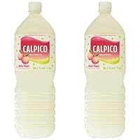 Calpico Soft Drink White Peach, 50.7 fz (Pack of 2)
