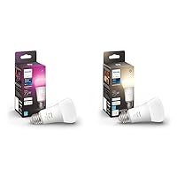 White and Color Ambiance Smart LED Light Bulbs (2 Bulbs)