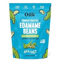 The Only Bean Crunchy Dry Roasted Edamame Snacks (Sea Salt),18 Ounce (Pack of 1)
