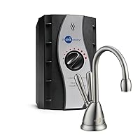 InSinkErator View Instant Hot & Cold Water Dispenser - Faucet & Tank, Satin Nickel, HC-View-SN 10.00 x 11.50 x 0.00 inches