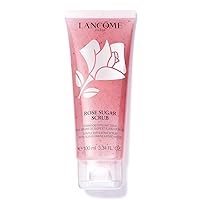 Rose Exfoliating Face Scrub - Exfoliates & Plumps Skin - With Real Sugar Grains, Rose Water & Honey - 3.4 Fl Oz