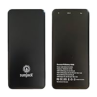 SunJack 18 Watt Power Bank with 10000mAh Capcity, Portable and Compact Battery with Quick Charge USB3.0, Type-C Power Delivery (PD), and USB Micro