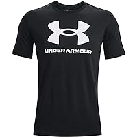 Under Armour Men's Sportstyle Logo Tee Loose Black Short-Sleeve T-Shirt