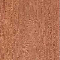 Edge Supply Mahogany Wood Veneer Sheet Flat Cut, 24