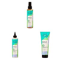 Carol's Daughter Born To Repair Reviving Hair Oil, Moisturizing Hair Care with Shea Butter & Born To Repair 60-Second Moisture Hair Treatment & Born To Repair Sulfate-Free Nourishing Conditioner