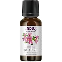 Essential Oils, Geranium Oil, Soothing Aromatherapy Scent, Steam Distilled, 100% Pure, Vegan, Child Resistant Cap, 1-Ounce