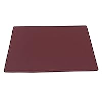 New Highend Simple Double Leather Placemats Solid Color Non Slip Table Bowl Mat Waterproof And Oilproof Table Pads Tableware