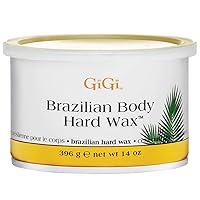 Brazilian Body Hard Wax, Smooth and Soft Bikini, Non-Strip, Suitable for Sensitive Skin, 14 oz, 1-pc