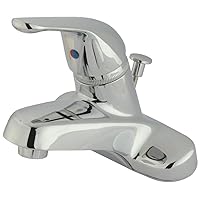 Kingston Brass KB541 Chatham Center Set Bathroom Faucet with Pop-Up Drain, 3-3/4-Inch, Polished Chrome