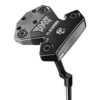 Battle Ready Putter with Adjustable Sole Weights and Optimized Face, Mallet and Blade Putters for Right Handed Golfers