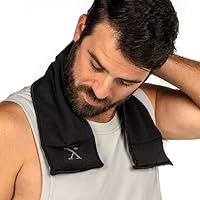 Neck Wrap for Pain Relief, Medicine-Infused Neck & Shoulder Wrap, All Day Neck Pain Relief Against Muscle Strains, Pinched Nerves and Arthritis