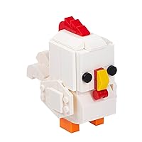 MOOXI-MOC Chicken Brick Mini Headz Building Set,Creative Cute Building Blocks Children Kit,Gifts for Kids(102pcs)