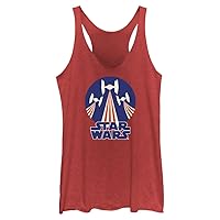 STAR WARS Flag Stamp Women's Racerback Tank Top