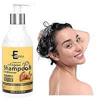 Moroccan Argan Oil Shampoo Conditioner For Women Men Thinning and Hair Loss