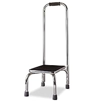 DMI Step Stool with Handle for Adults and Seniors Made of Heavy Duty Metal, Holds up to 300 Pounds with 9.5 Inch Step Up