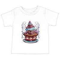 Colorful Cake Baby Jersey T-Shirt - Cake Baby T-Shirt - Print T-Shirt for Babies