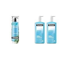 Rainbath Replenishing and Cleansing Shower and Bath Gel & Hydro Boost Body Gel Cream Moisturizer with Hyaluronic Acid