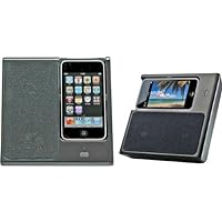 QDOS QD-715-B SoundFrame Rotating Portable Speaker System with iPod touch/iPhone Dock