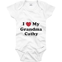 I Love My Grandma Cathy: Baby Onesie®
