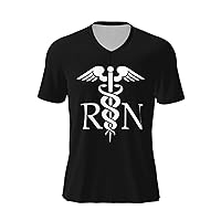 America Flag Rn Registered Nurse T-Shirts Men Woman Short Sleeve T Shirt Quick Dry Tshirt Football Jersey