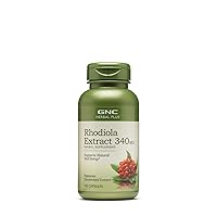 Herbal Plus Rhodiola Extract 340mg, 100 Capsules, Supports Natural Well-Being