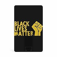 Black Lives Matter Fist Card USB Flash Drive 32G/64G Business 2.0 Memory Stick Credit High Speed USB Drives Accessories