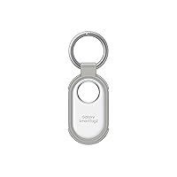 SAMSUNG Galaxy SmartTag2 Rugged Case, GPS Tracker Holder, Tracking Device Protective Cover with Key Ring, Non-Slip Pattern on Side, Bumper Protection on Bottom, EF-RT560TJEGUS, Gray
