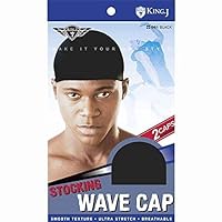 (6 Pack) King J –Stocking Wave Cap #061