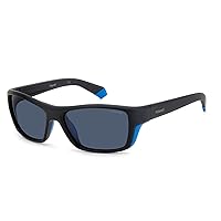 Polaroid PLD 7046/S Black/Blue 57/17/135 men Sunglasses