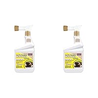 Bonide MOLEMAX Mole & Vole Repellent, 32 oz Ready-to-Spray Animal Repellent for Gardens, People and Pet Safe (Pack of 2)