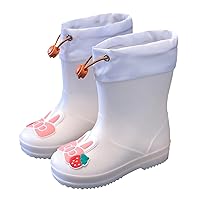 Rain Boots For Girls Boys Kids Rain Boot Insulated Liner For Boys & Girls Rubber Rain Boots Toddler Girl Size 6 Shoes