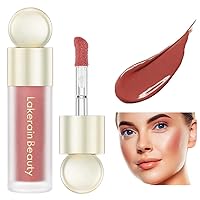 Liquid Blush - Soft Cream Liquid Blush Makeup/Lip and Cheek Blush Tint/Skin Tint Blush/Dewy Face Blush for Cheeks (#04)