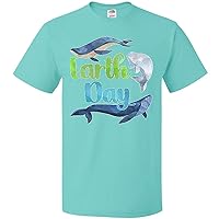 inktastic Earth Day with Cute Blue Whales T-Shirt