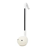 Cube Otamatone Techno Touch-Sensitive Electronic Musical Instrument Synthesizer with Music Link Connect with a Smartphone (iPhone & iPad iOS/Android Terminal), White