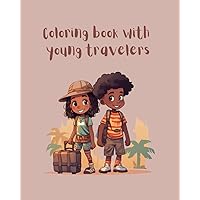 Coloring Book With Young Travelers
