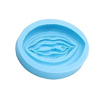 CHICTRY Novelty Women Genital Silicone Mold Non-Stick Cake Fondant Chocolate Mold Lollipop Baking Mould Decoration Tool Blue One Size