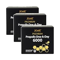 (Pack of 3) Hi Well Premium Propolis One-A-Day 6000 Flavonoid 120mg 120Capsules