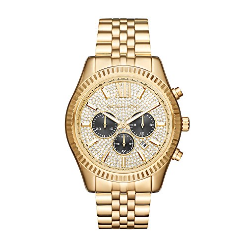 Michael Kors Darci Crystal Paved Gold Ladies Diamond Watch MK3727   showtimewatchescom