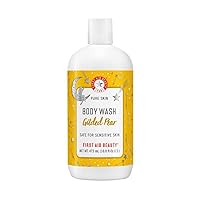 FAB Pure Skin Body Wash Gilded Pear Holiday Collection Deep Cleansing, Limited Edition 16 Fl oz,