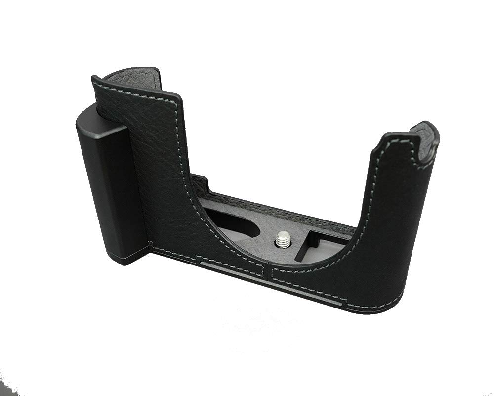 Lim's Design LC-Q2DBK Metal Grip Genuine Leather Camera Half Case for Leica Q2, Black