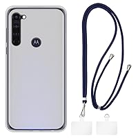 Motorola Moto G Stylus Case + Universal Mobile Phone Lanyards, Neck/Crossbody Soft Strap Silicone TPU Cover Bumper Shell for Motorola Moto G Pro (6.4”)