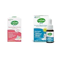Culturelle, Baby Calm & Comfort Drops 0-12 Months, 0.29 Ounce & Baby Immune & Digestive Support Probiotic + Vitamin D Drops, Helps Support Immune Health