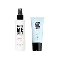 Elizabeth Mott - Thank Me Later Face Primer (30g) and Thank Me Later Face Makeup Setting Spray (95ml) - Cruelty-Free - (2-Pack Bundle)