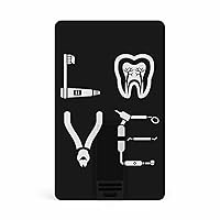 Dental Hygienist USB Flash Drive Credit Card Design Thumb Drive Memory Stick
